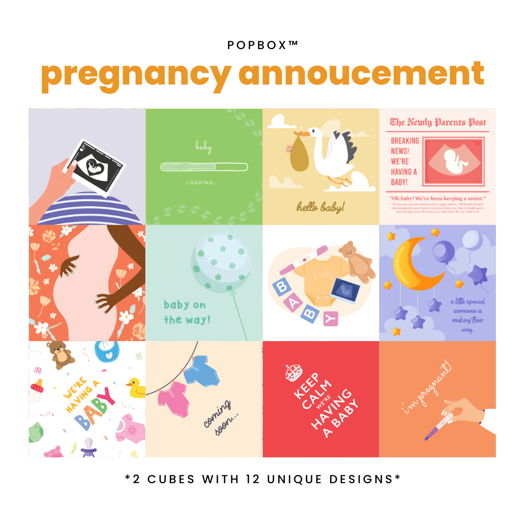 Pregnancy Announcement PopBox
